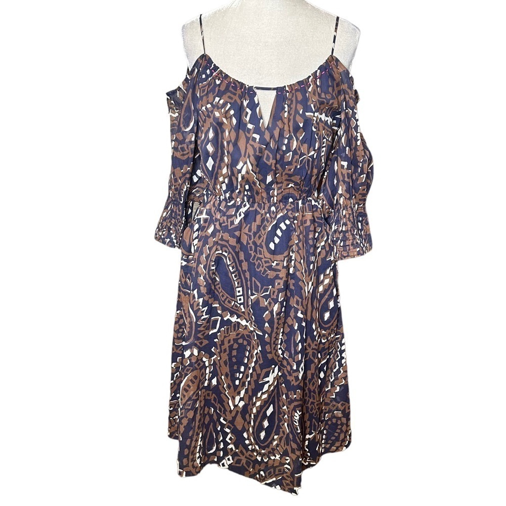 Anthropologie Vanessa Virginia Boho Cold Shoulder Dress. Size 6
